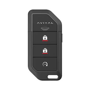 Avital 4109L 4-button remote start and keyless entry key fob Hover